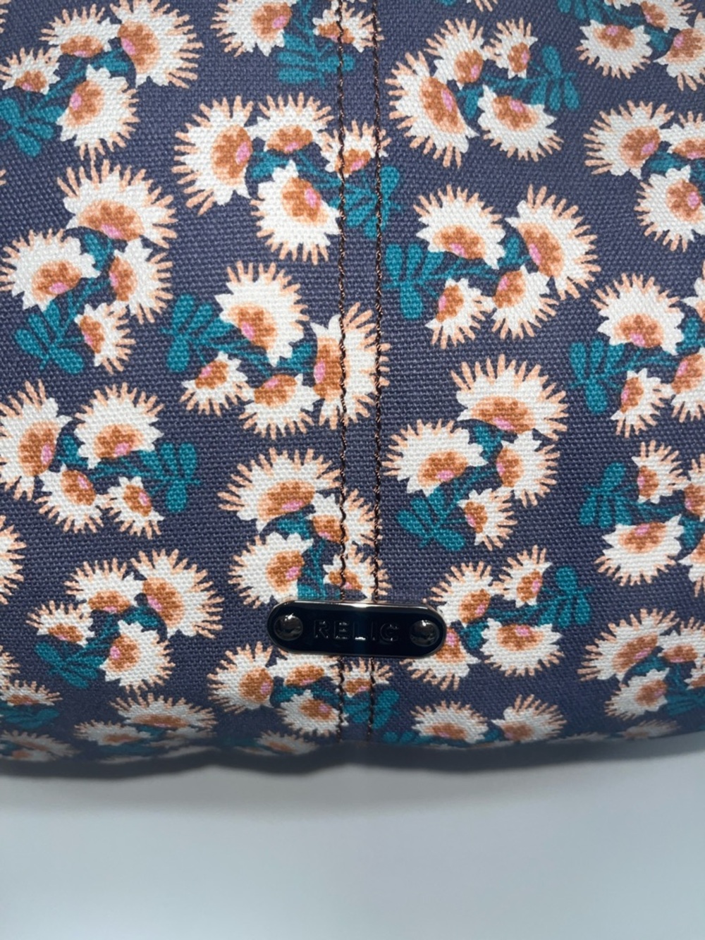 Bohemian Floral Canvas Shoulder Bag by Relic, #boho #cottagecore - Picture 3 of 8